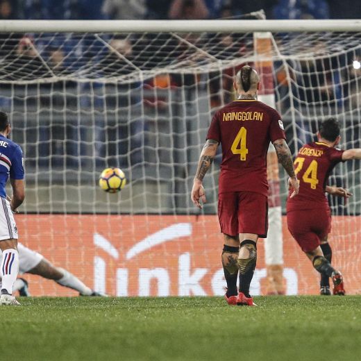 Roma-Sampdoria 0-1 highlights, pagelle: Zapata video gol. Florenzi rigore sbagliato