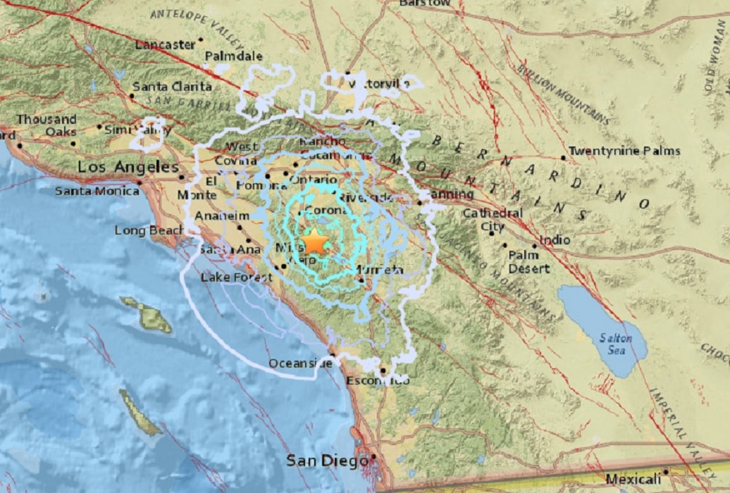 Terremoto California, due scosse tra Los Angeles e San Diego: paura nella notte