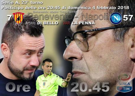 Benevento-Napoli streaming - diretta tv, dove vederla (Serie A)