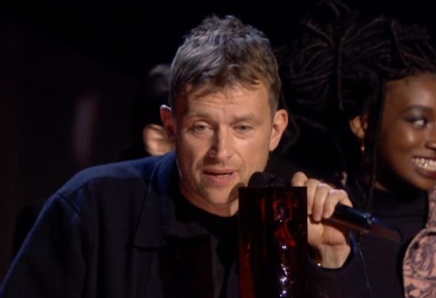 Damon Albarn gorillaz brit awards