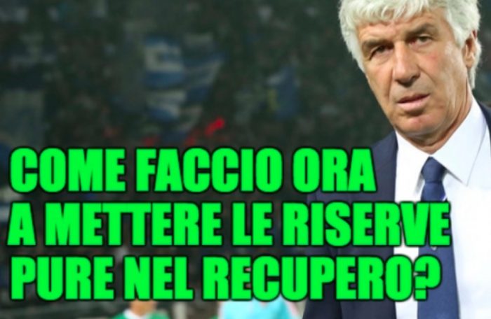 Atalanta piena di riserve contro la Juventus, Napoli furioso ma non si ricorda della Coppa Italia