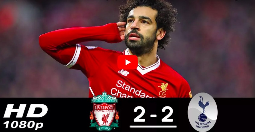 YOUTUBE Liverpool-Tottenham 2-2, Salah e Kane video gol