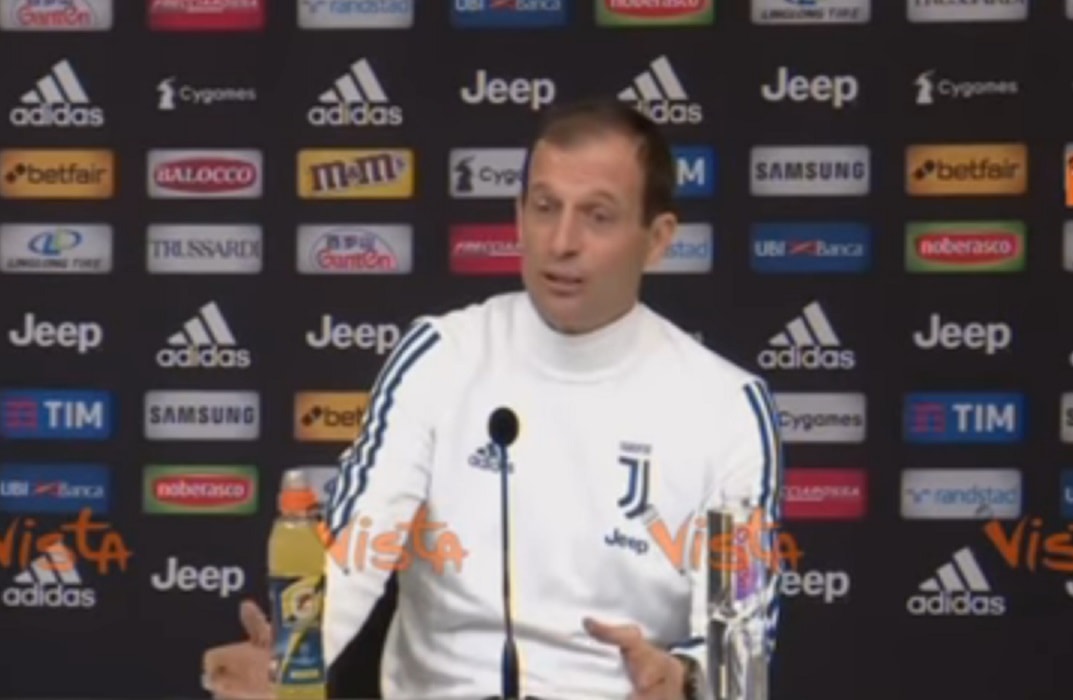 Allegri: "Scansopoli? Qualcuno ogni tanto dovrebbe stare zitto"