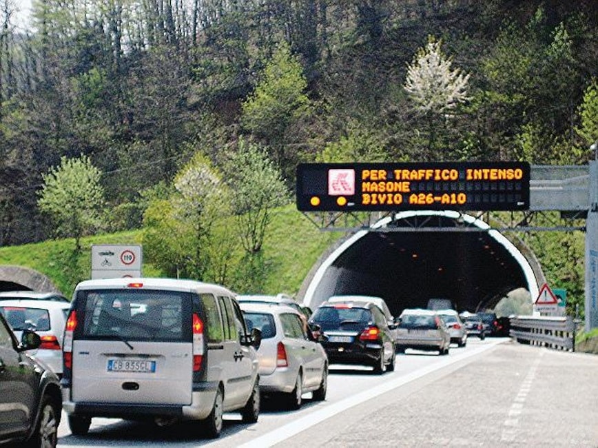 Autostrada A26 Genova Voltri-Gravellona Toce chiusa il 5 e 6 febbraio per lavori