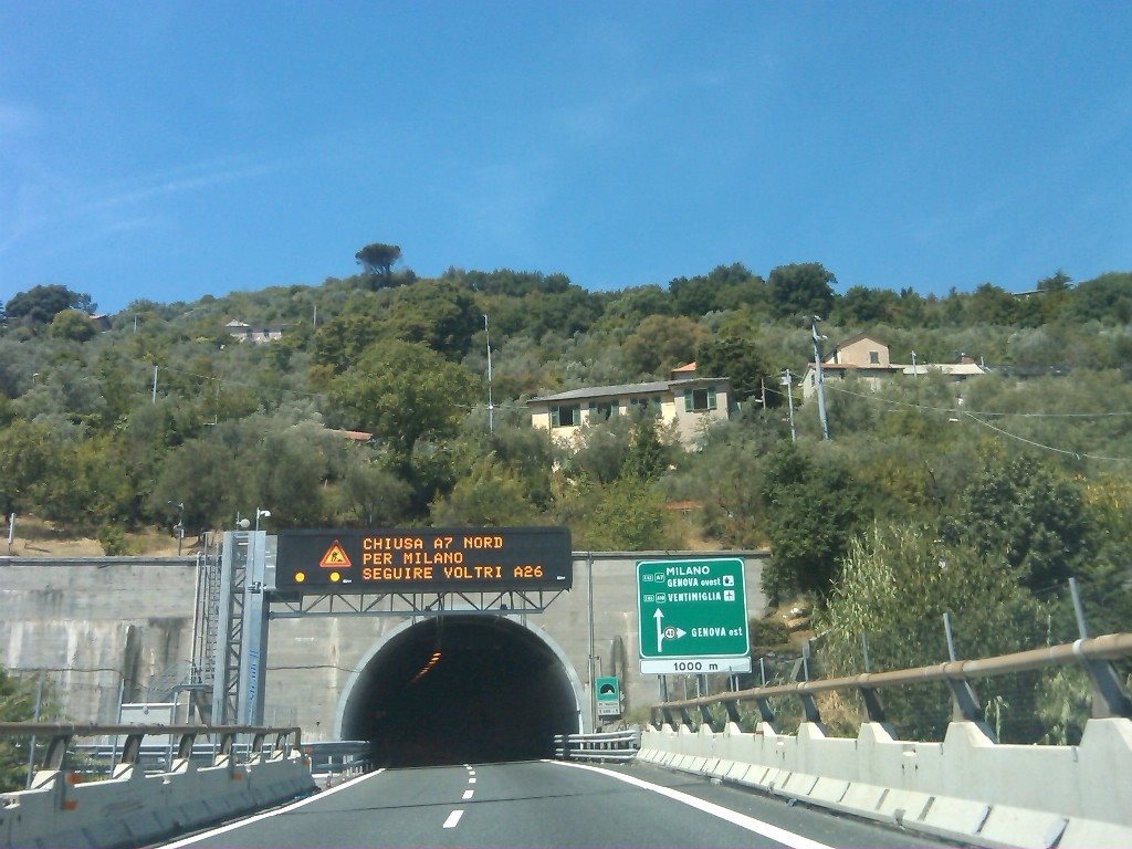 Autostrada A7 Serravalle-Genova chiusa per lavori il 6 e 7 febbraio