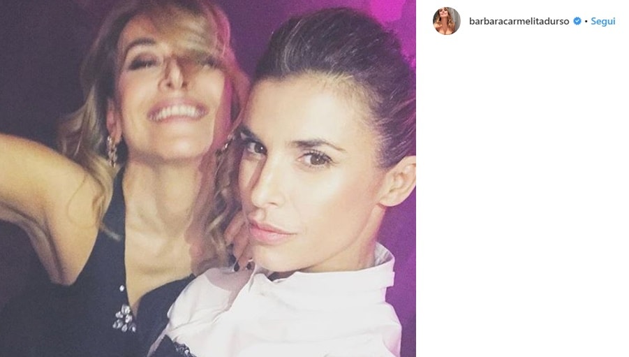 Barbara D'Urso ed Elisabetta Canalis ballano allo "Scandal Party" della Milano Fashion Week
