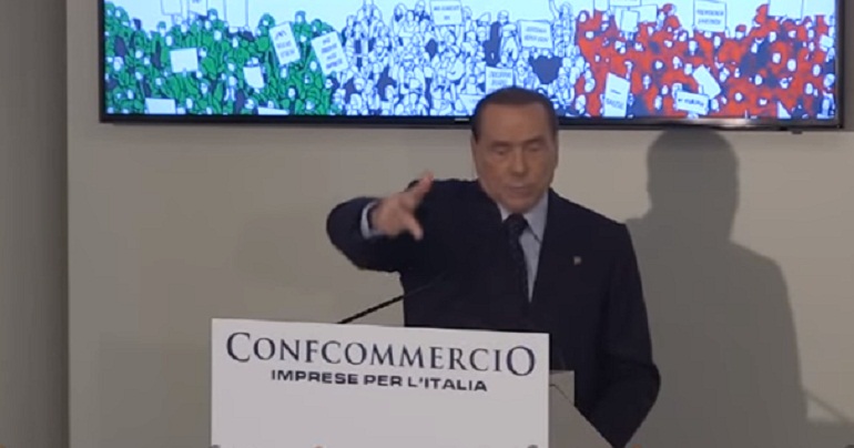 Berlusconi a Confcommercio