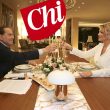 Berlusconi brinda con Francesca Pascale
