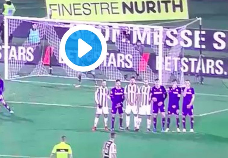 Federico Bernardeschi video gol Fiorentina-Juventus su punizione
