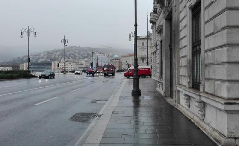 Il luogo dell'incidente (foto Ansa)