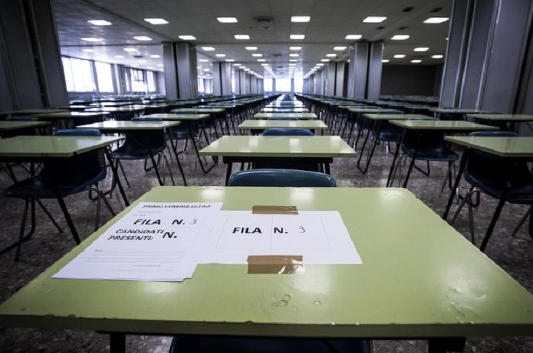 Concorso Inps, nessun rinvio. In 22mila a Roma (foto Ansa)