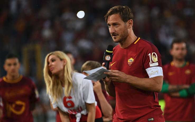 Ilary Blasi totti addio al calcio