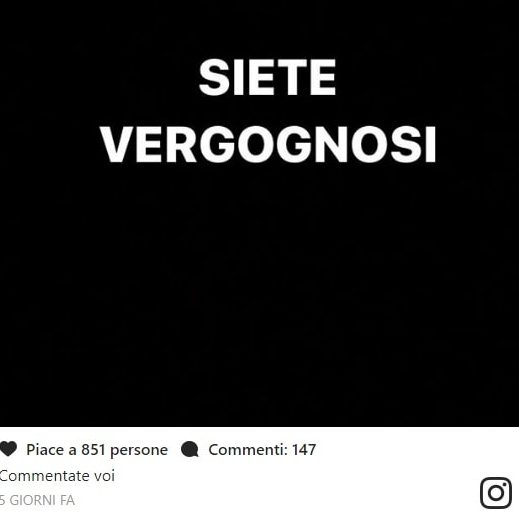Siete vergognosi post Del Vecchio contro Dance