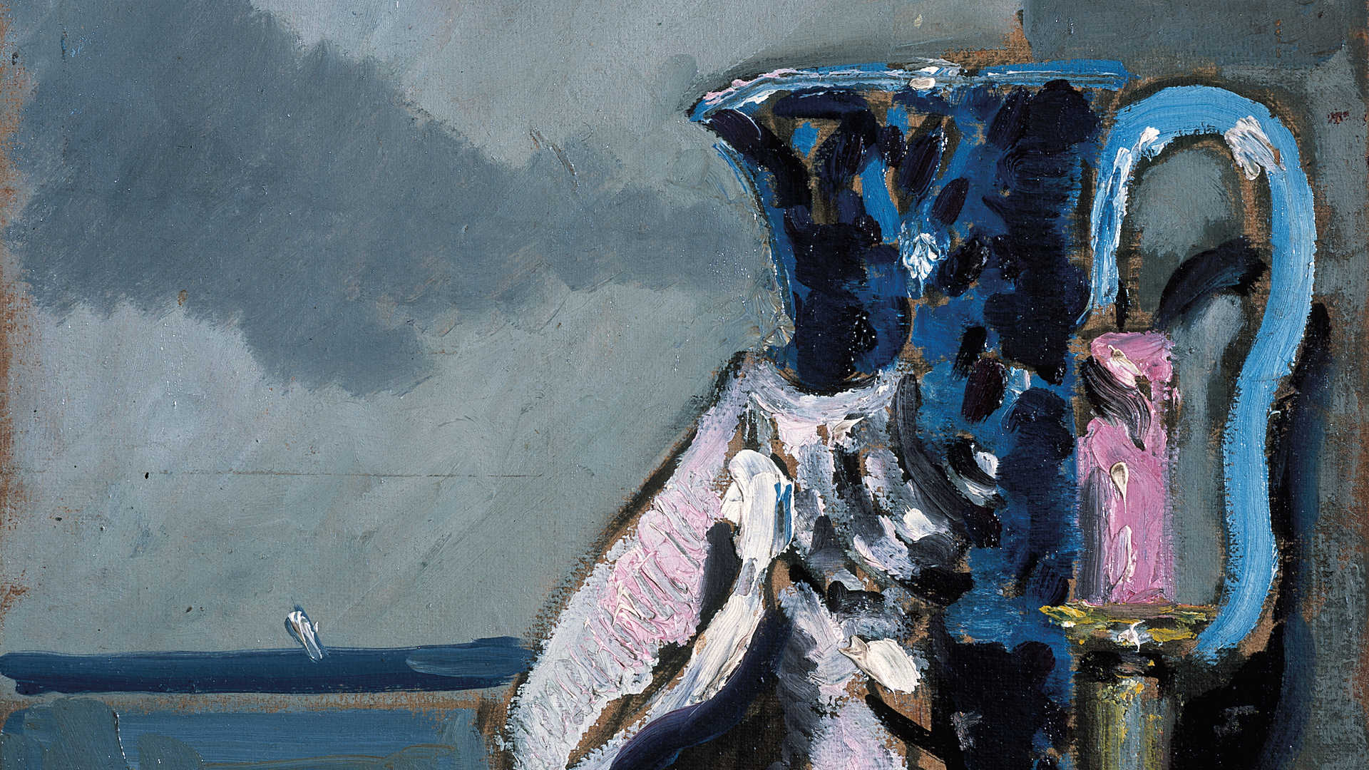 Filippo De Pisis, dettaglio di Natura Morta Marina