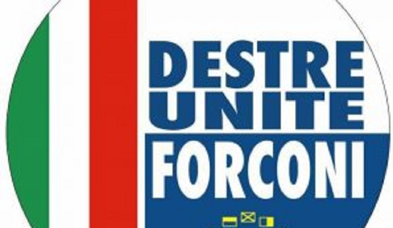Il simbolo della lista Destre unite-Forconi