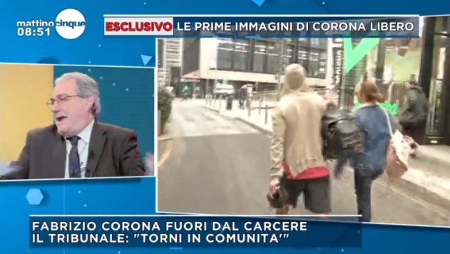 Fabrizio Corona Mattino 5
