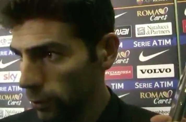 Federico Fazio litiga con Ubaldo Righetti durante diretta su Roma Tv