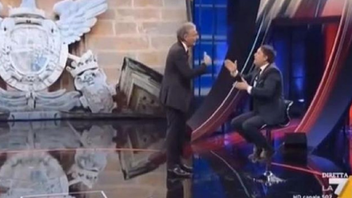 Massimo Giletti, duro confronto contro capogruppo Fi Sicilia: "Non faccia il pagliaccio"