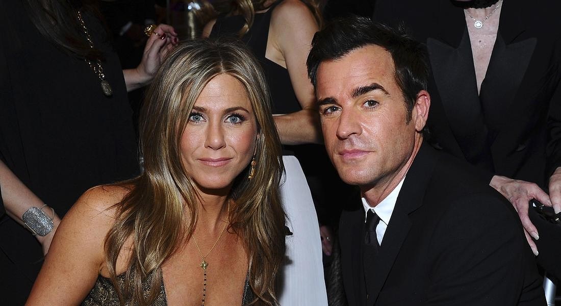 Jennifer Aniston e Justin Theroux (foto Ansa)