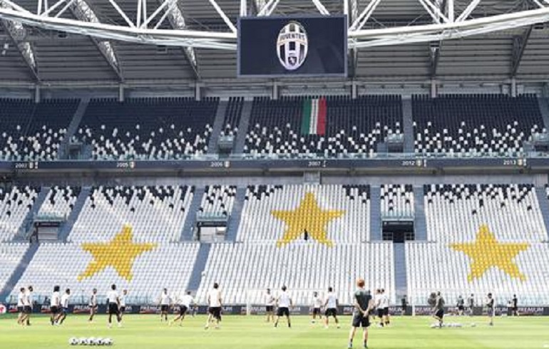 Lo stadio della Juventus (foto Ansa)