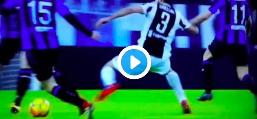 Juventus-Atalanta (VIDEO), Chiellini fallaccio su Caldara: salterà la finale