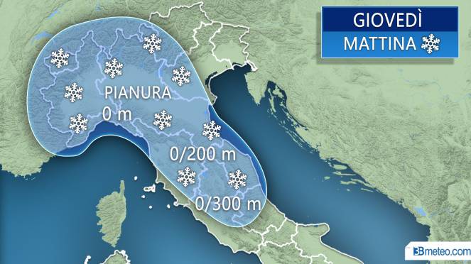 allerta meteo nevicate
