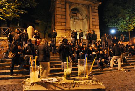 Mini Daspo a Roma in centro e nei luoghi della movida