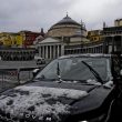 Imbiancata anche Napoli dopo Roma