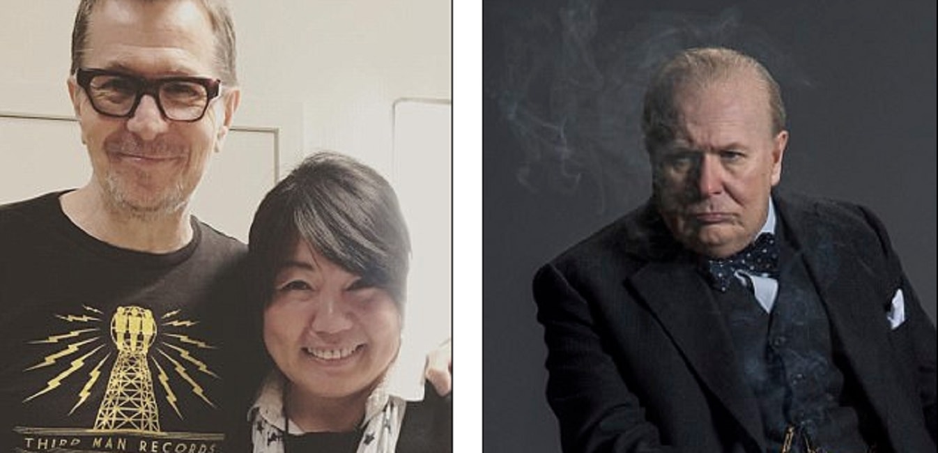 Gary Oldman 4 ore al giorno al trucco per sembrare Winston Churchil2