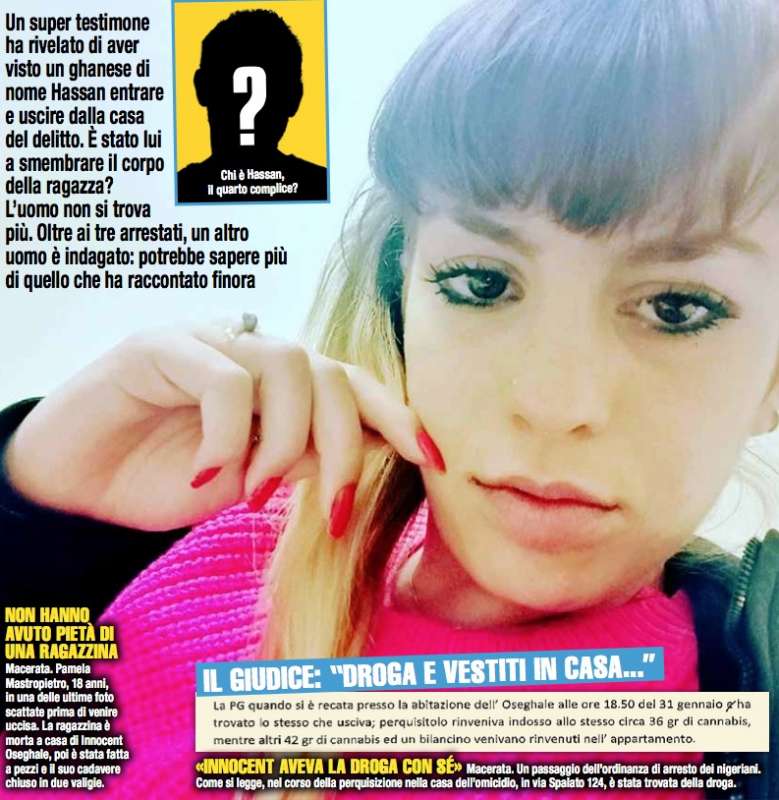 Pamela Mastropietro giallo