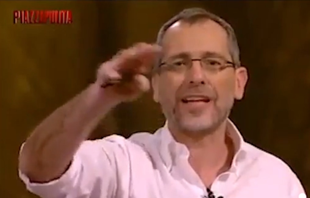 Sgarbi, lite con Formigli Piazzapulita. Conduttore chiude audio