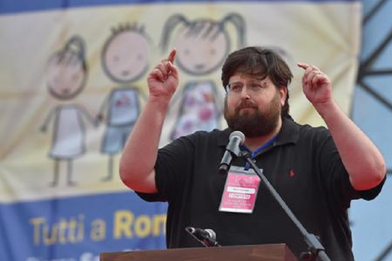 Mario Adinolfi (foto Ansa)