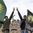 Curdi protestano a Roma