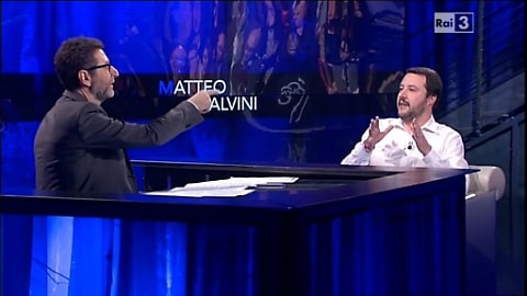 Salvini: "Fazio mi sta sulle palle, da lui non vado"