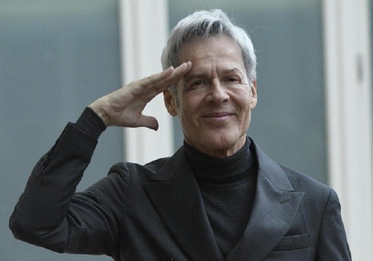 Claudio Baglioni, il conduttore e il direttore artistico del Festival di Sanremo (foto Ansa)