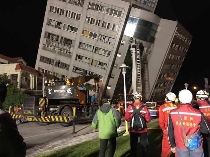 Un terremoto ha colpito Taiwan martedì 6 febbraio