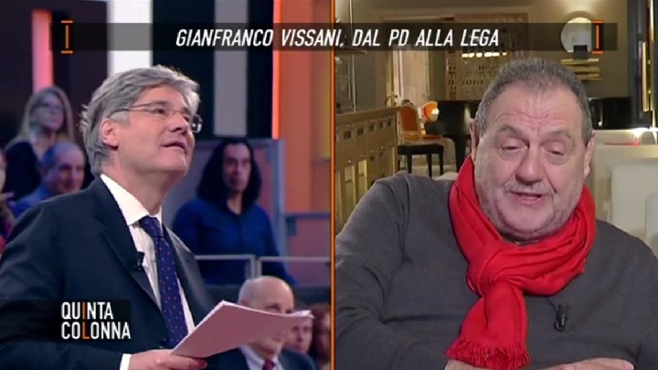 Gianfranco Vissani a "Quinta Colonna": "Renzi peggio di Hitler"