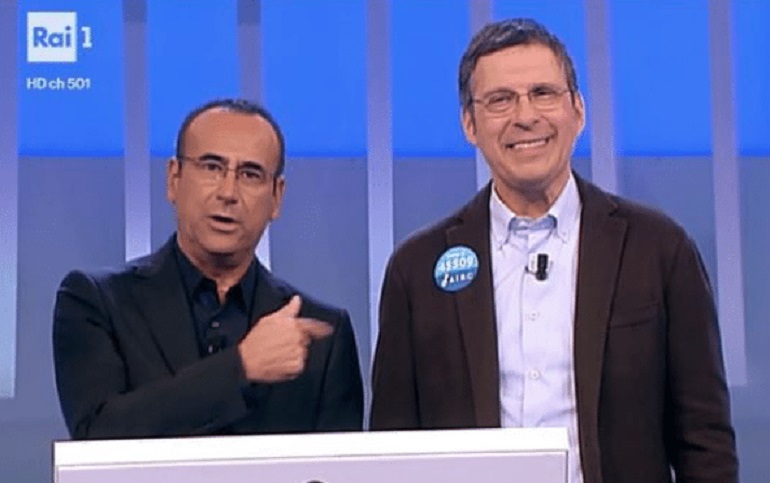 Carlo Conti e Fabrizio Frizzi