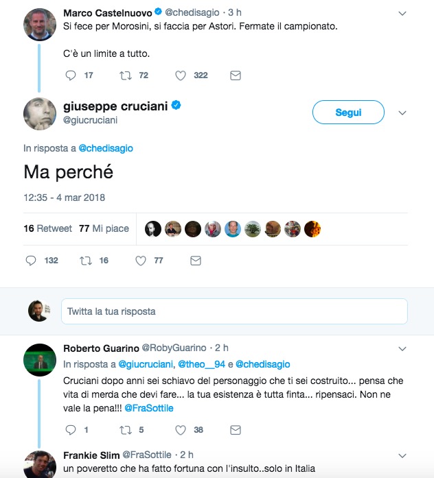 Davide Astori morto, fermate il campionato. Giuseppe Cruciani: "Ma perché?"