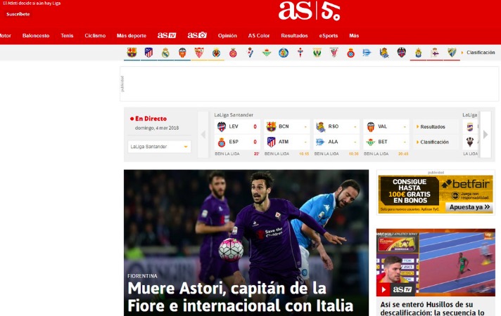 Davide Astori è morto, il ricordo della stampa estera (FOTO)