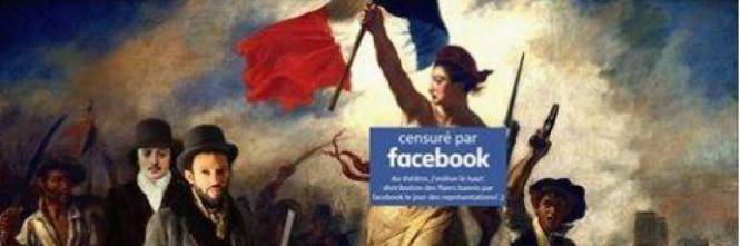 Facebook censura e copre il seno della "Libertà guida il popolo" di Eugene Delacroix