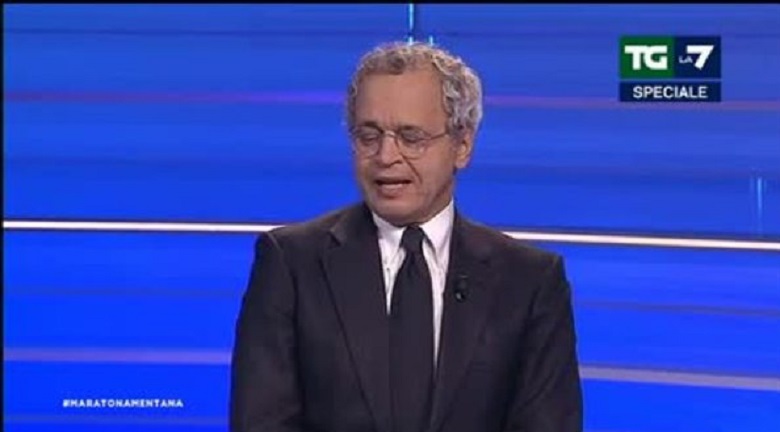 Enrico Mentana (foto Ansa)