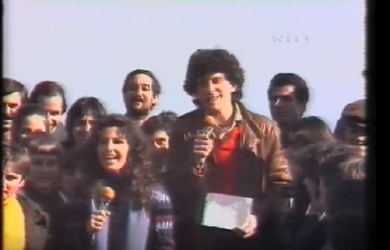 Fabrizio Frizzi agli esordi in televisione