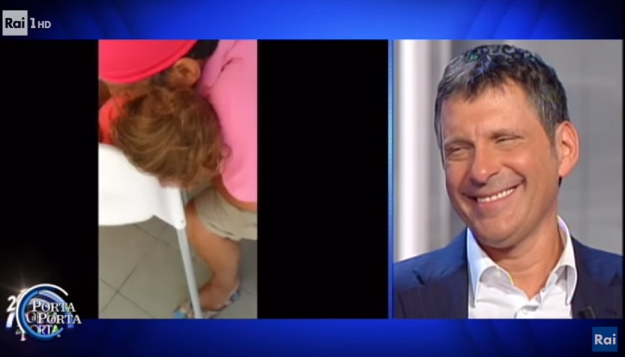 Fabrizio Frizzi a Porta a Porta nel 2015