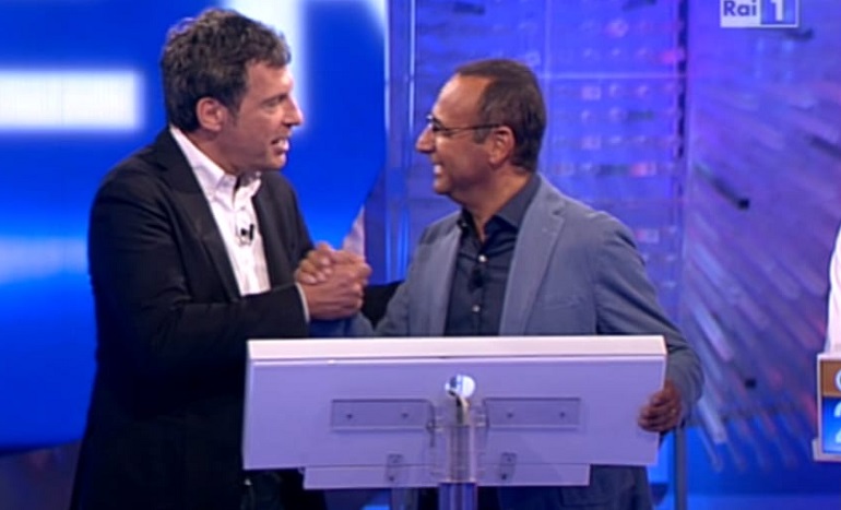 Fabrizio Frizzi e Carlo Conti