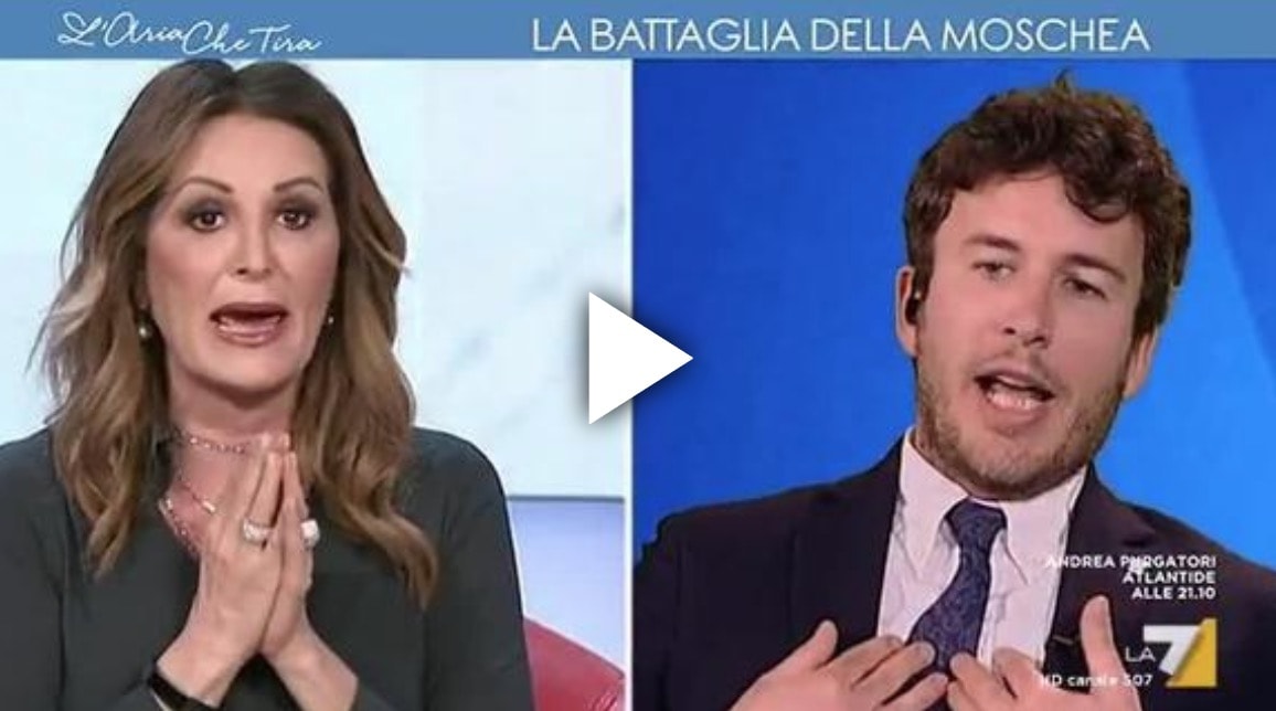 Scontro tra Daniela Santanché e Diego Fusaro