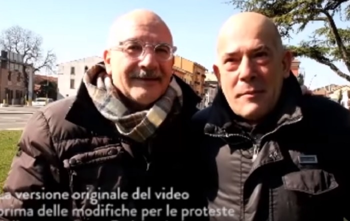 Pd Verona, la capogruppo non vuole comparire nel video con la coppia gay