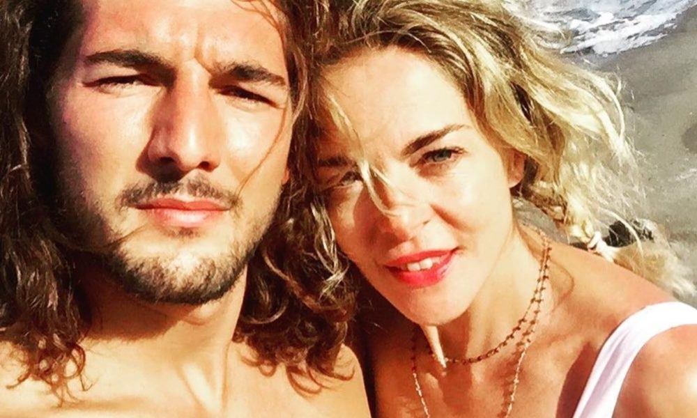 Andrea Preti e Claudia Gerini (foto Instagram)