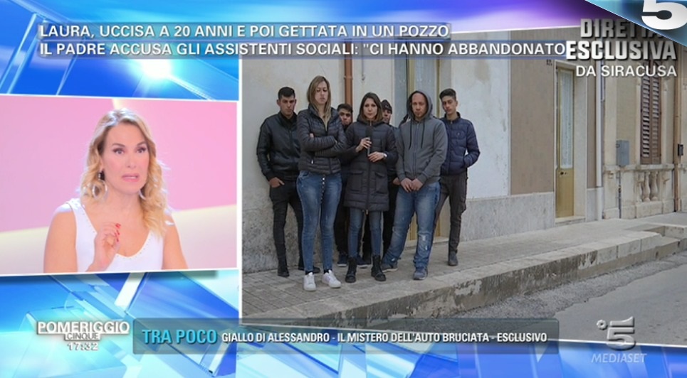 Barbara D'Urso parla dell'omicidio di Laura Petrolito