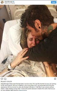 Ferragni con Fedez e Leone